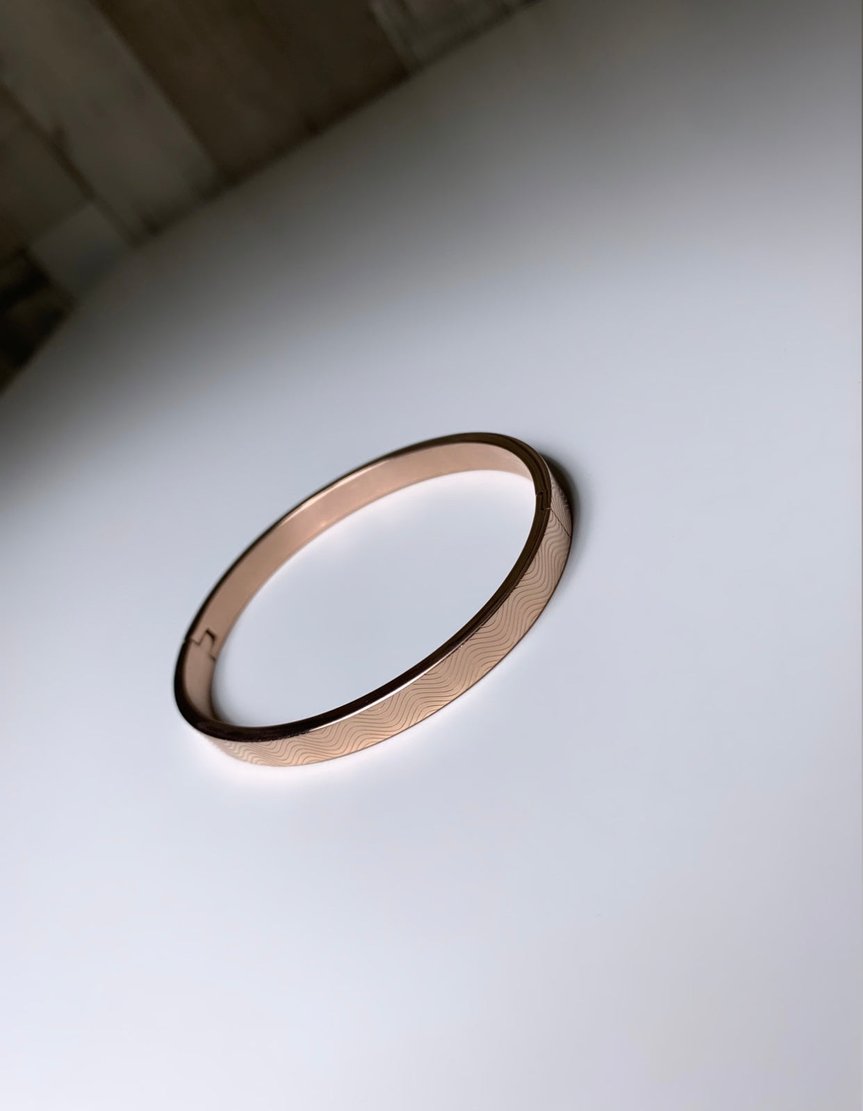 Bracelet jonc rose gold