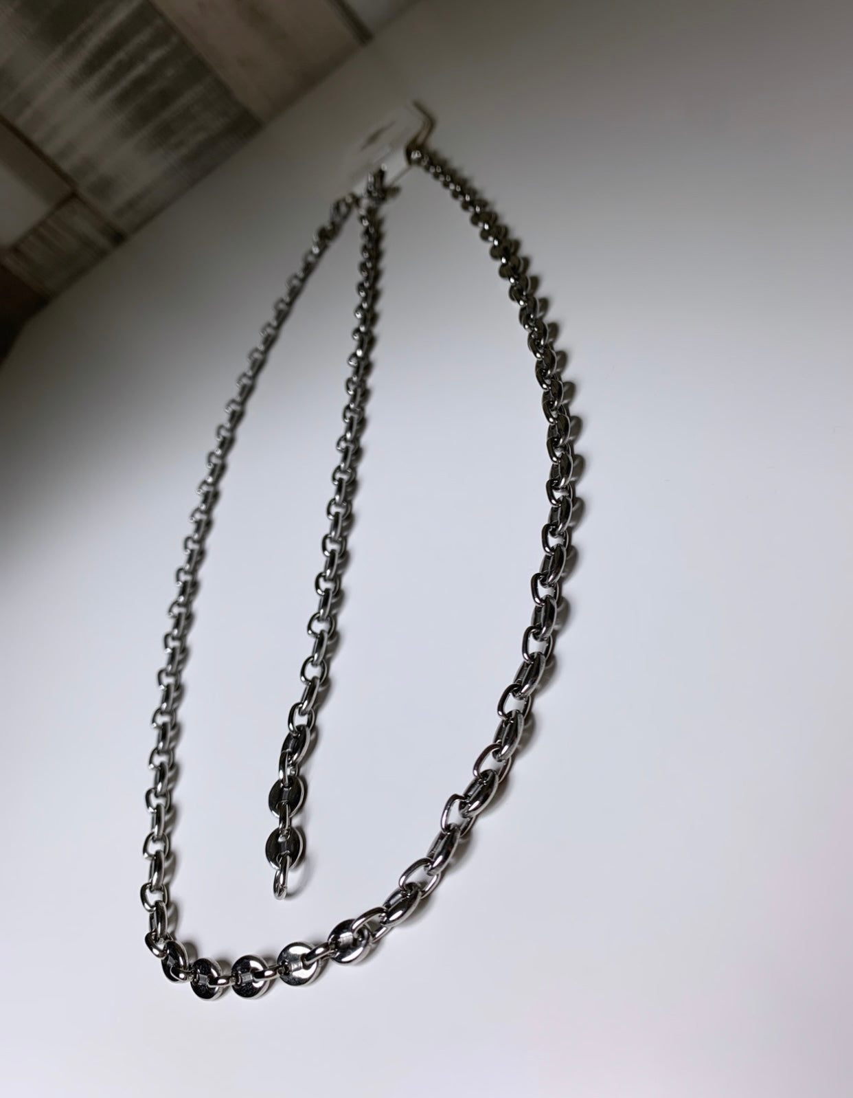 Ensemble collier et gourmette grain de café