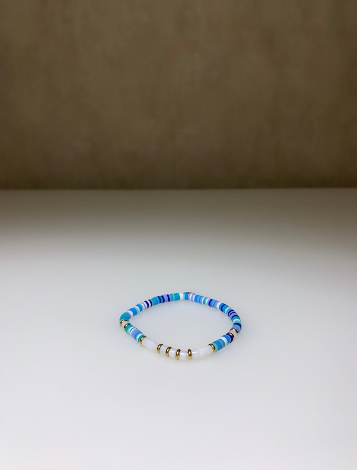 Bracelet élastique avec perles