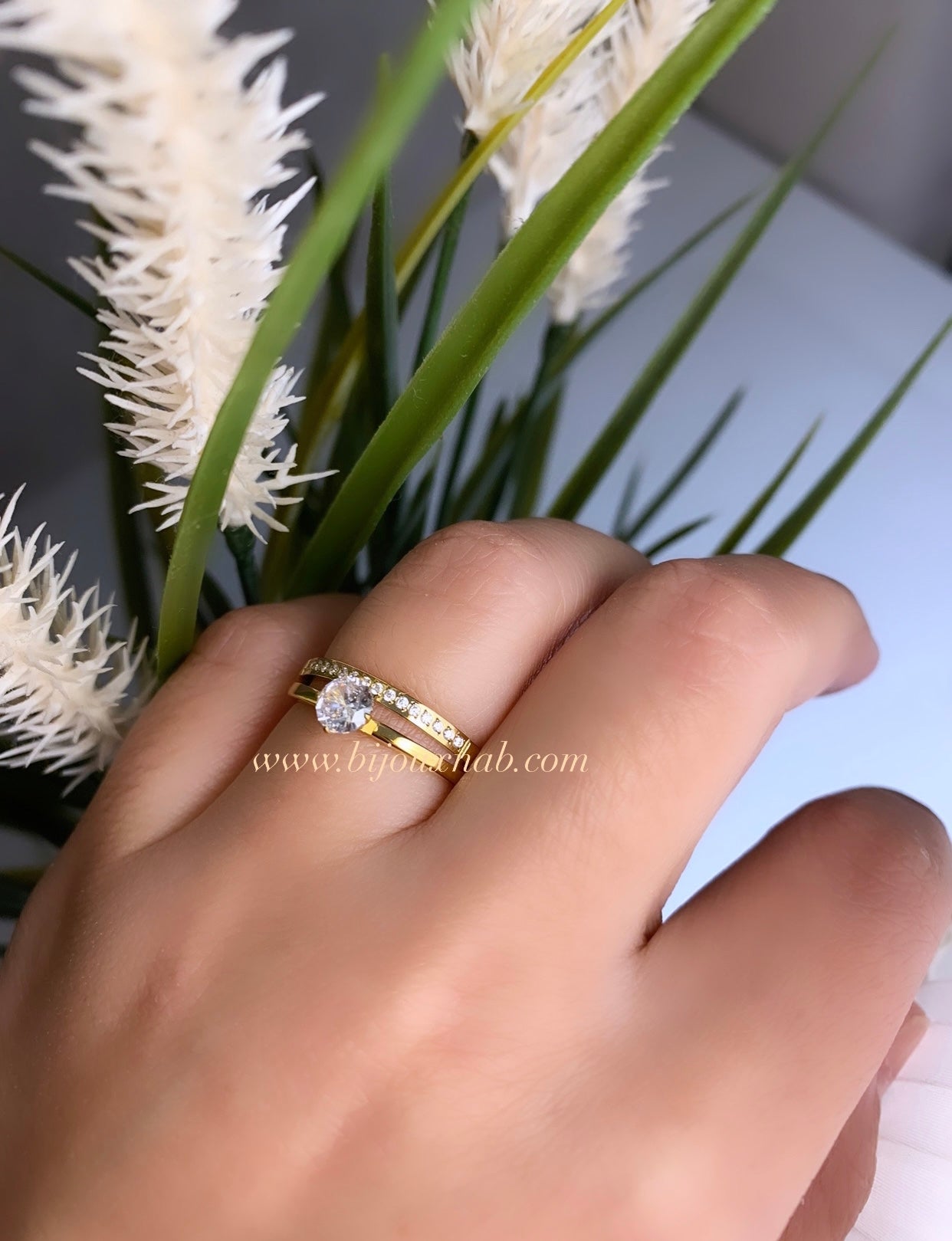 Bague Solitaire Nina Gold