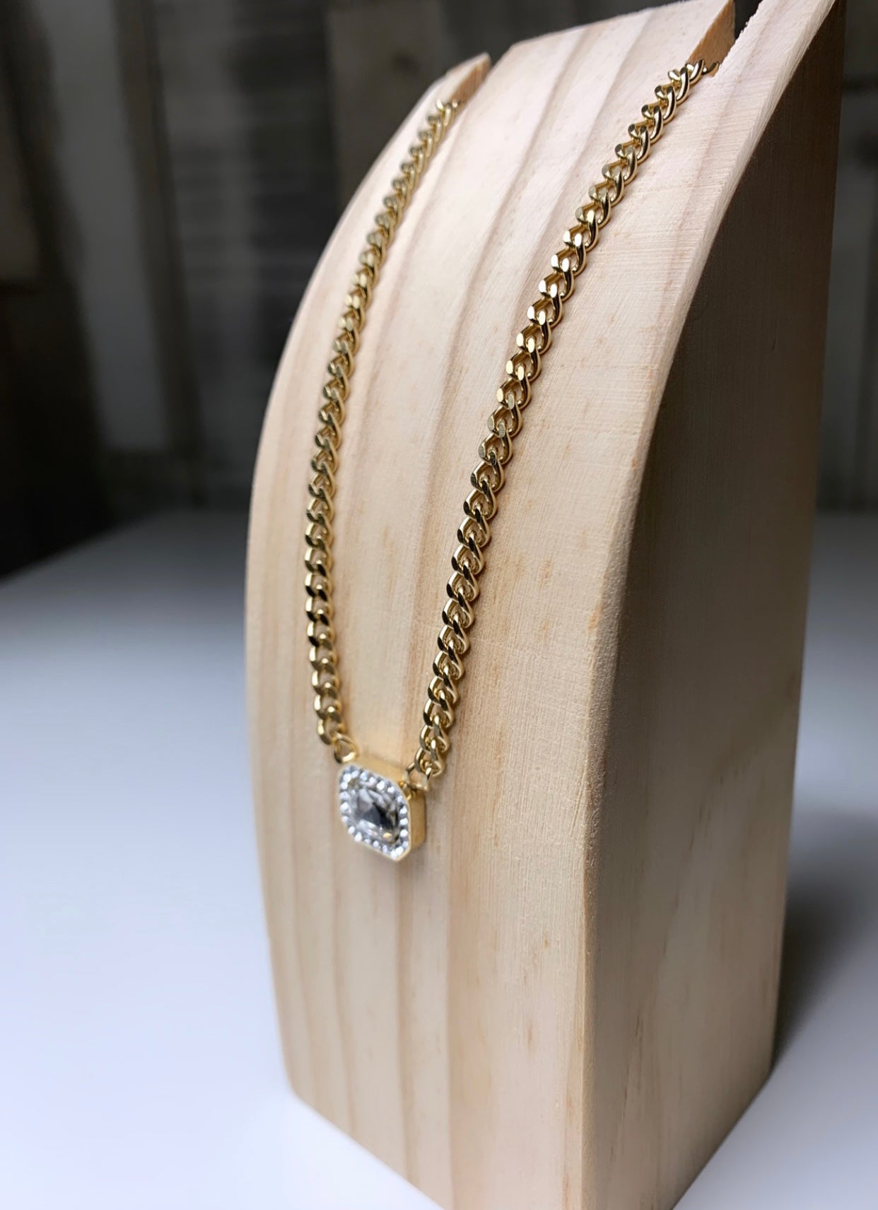 Collier grosse perle blanche