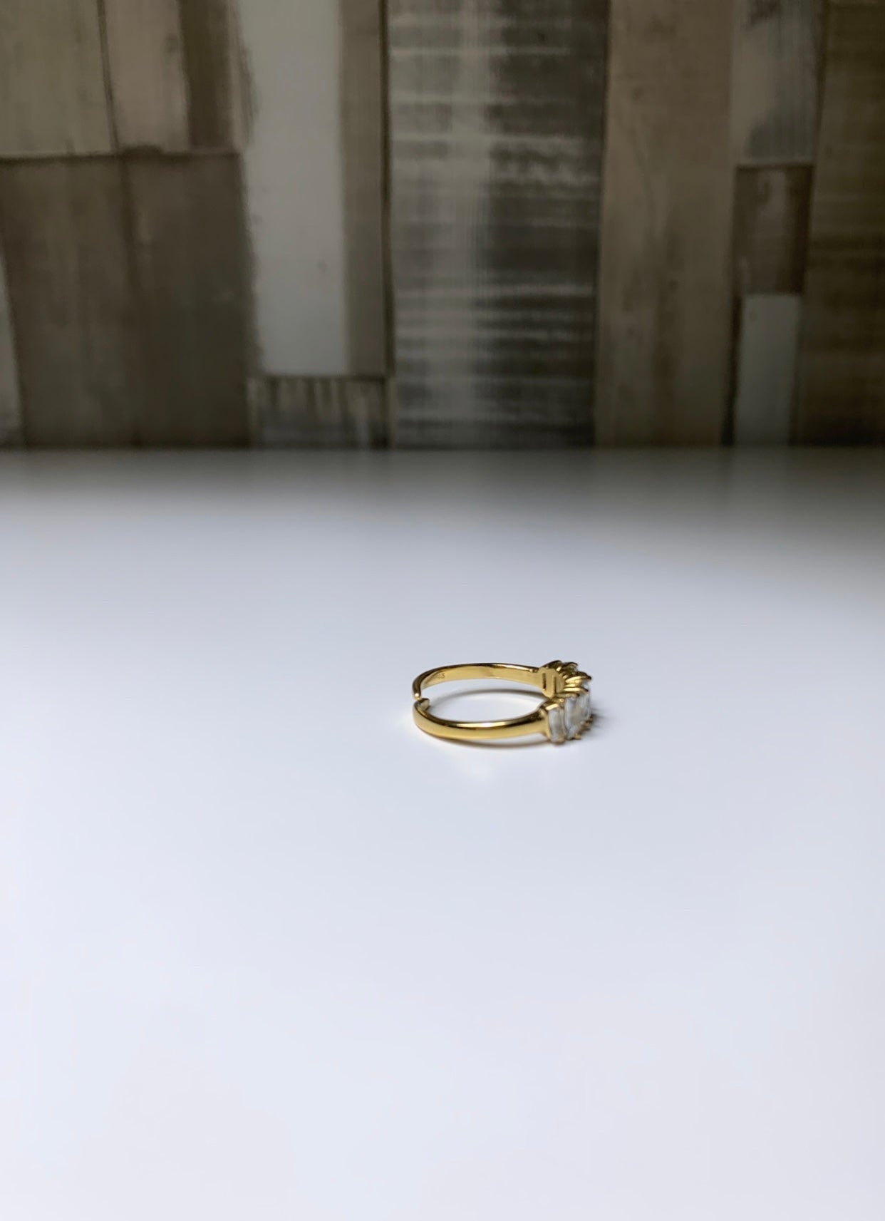 Bague avec strass