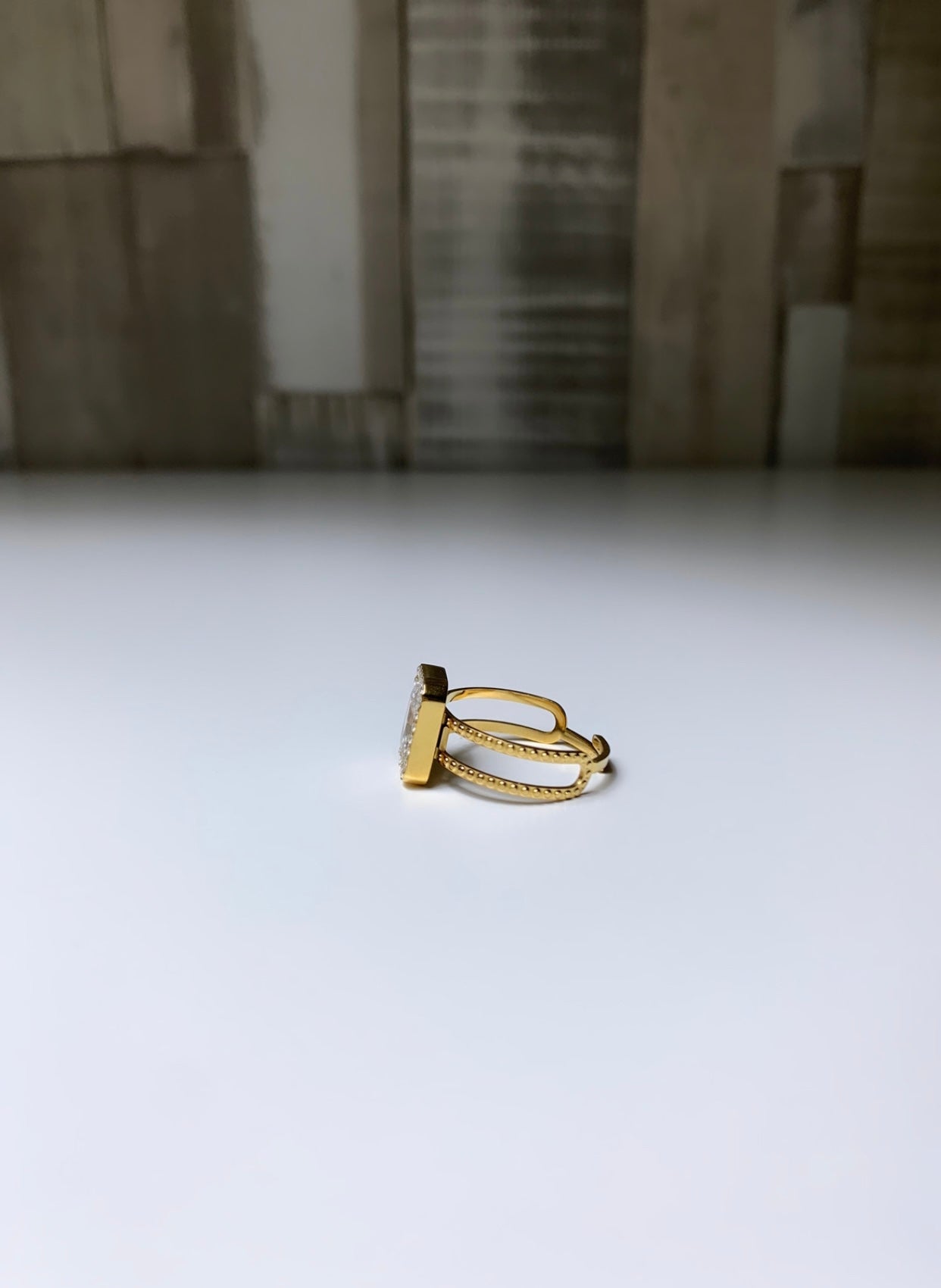 Bague solitaire gros diamant