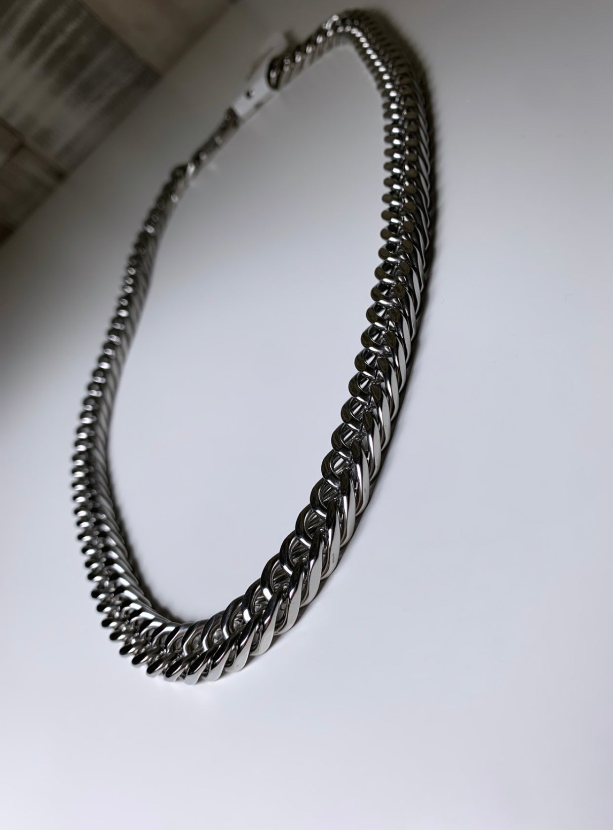 Collier homme grosse maille