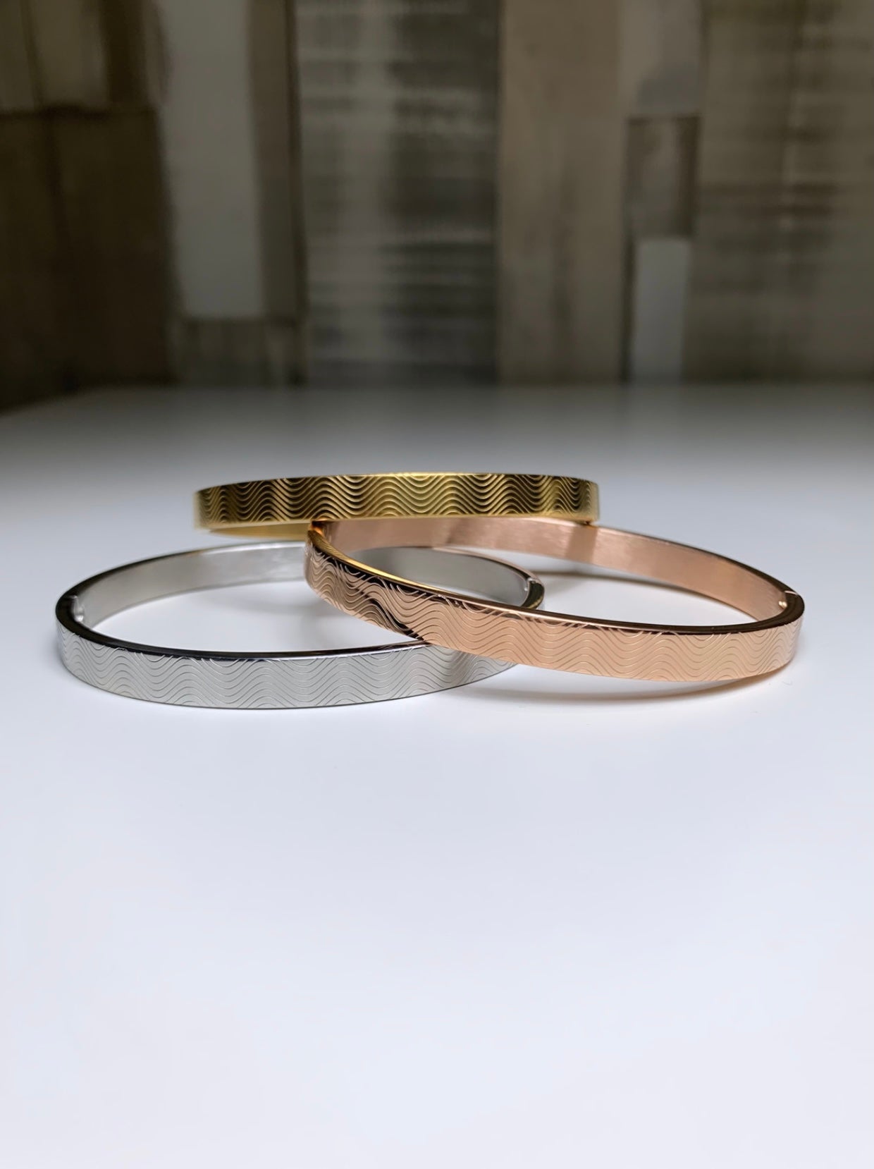 Ensemble trois bracelets