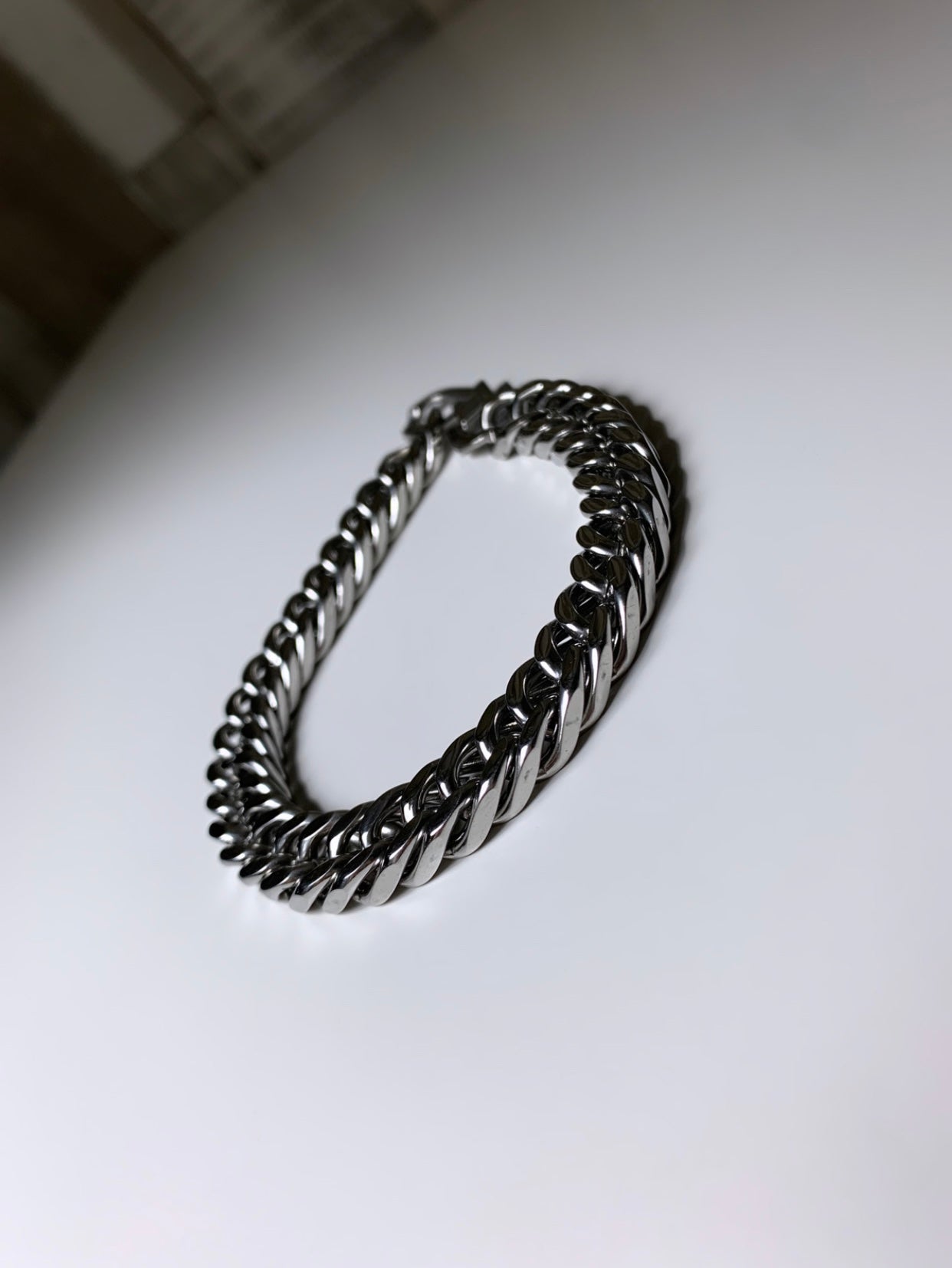 Gourmette homme grosse maille