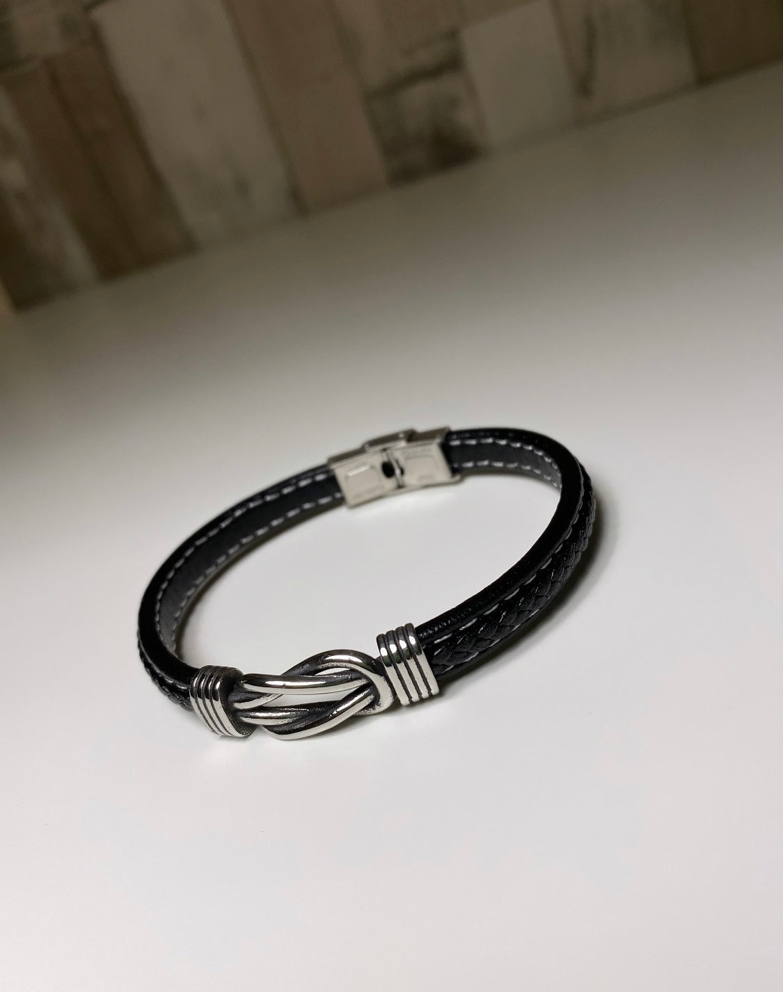 Bracelet Homme cuir tressé