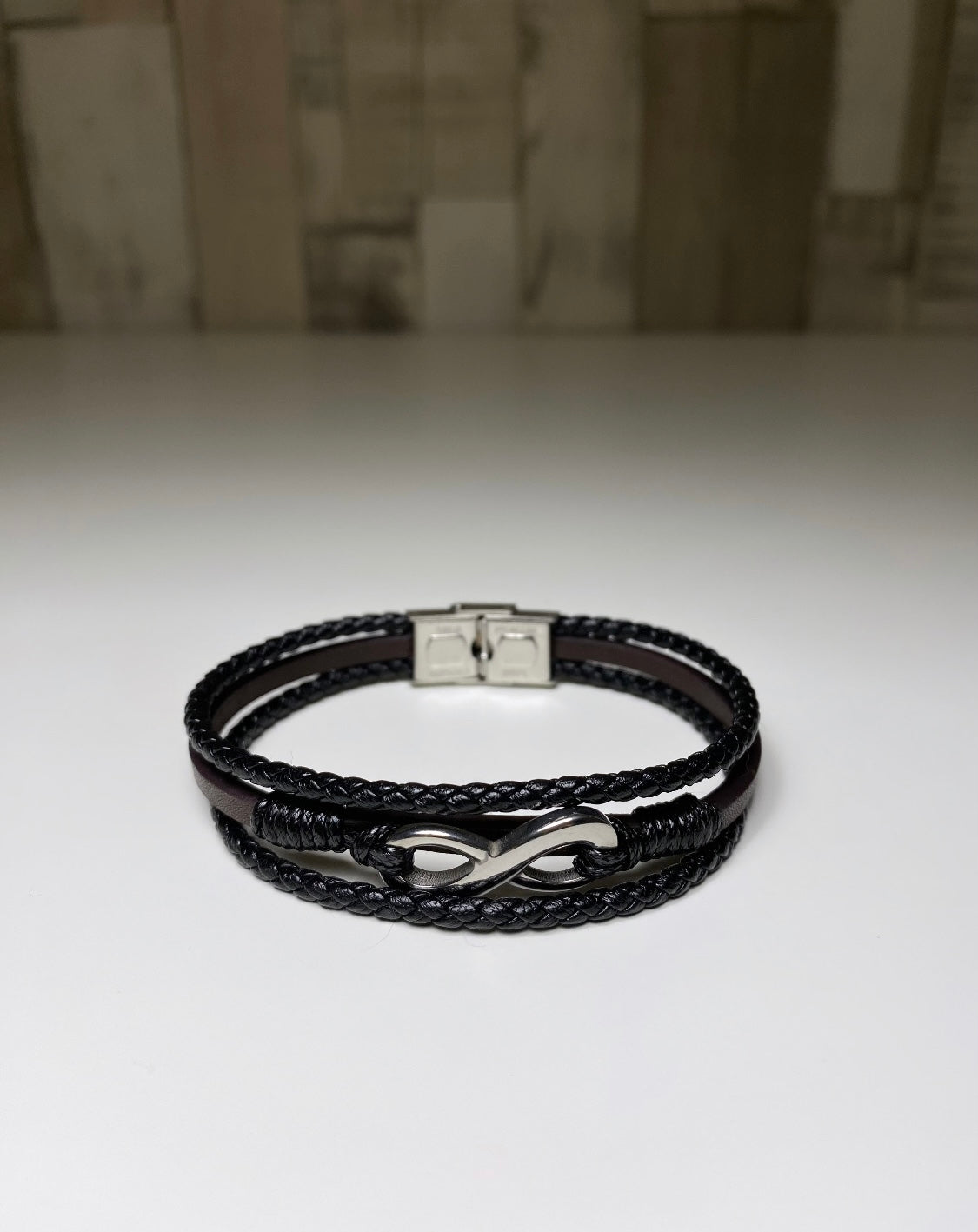 Bracelet Homme multi-rangs motif infini ♾️