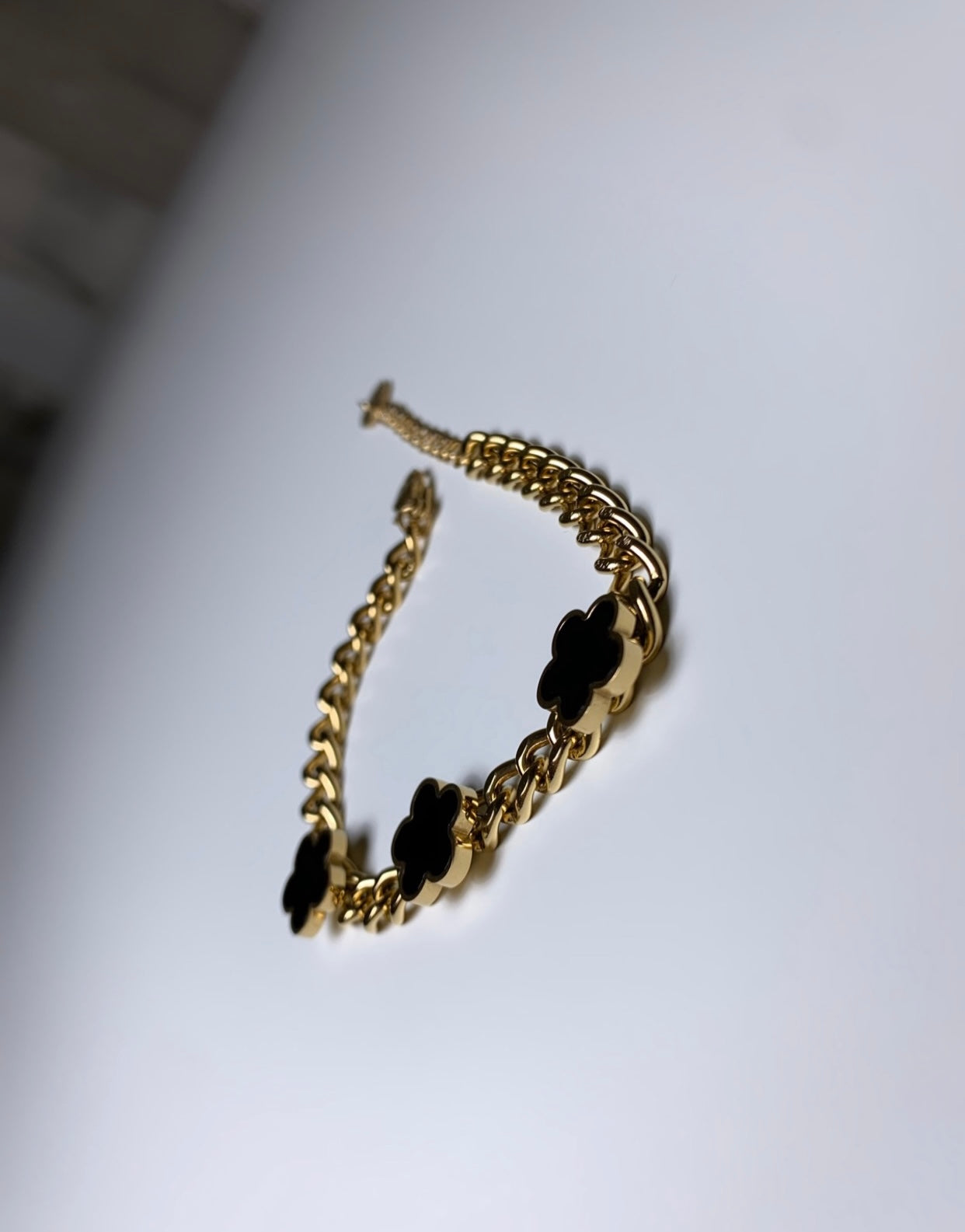 Bracelet Trèfles Noir