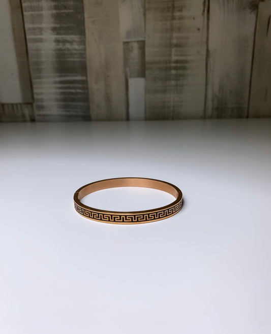 Bracelet jonc rose gold