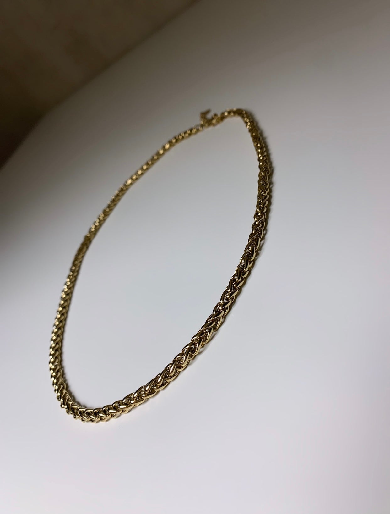 Collier NAB maille tresse en acier