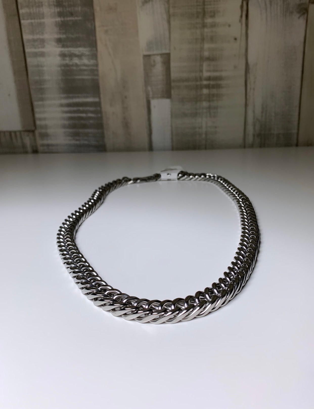 Collier homme grosse maille