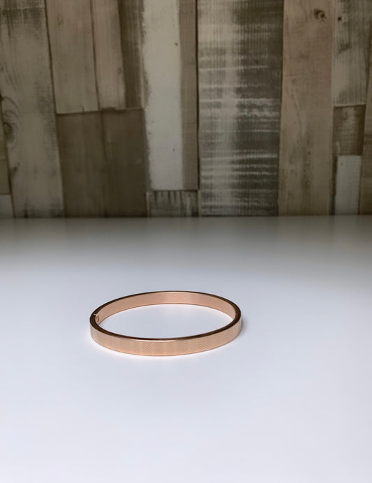 Bracelet jonc rose gold