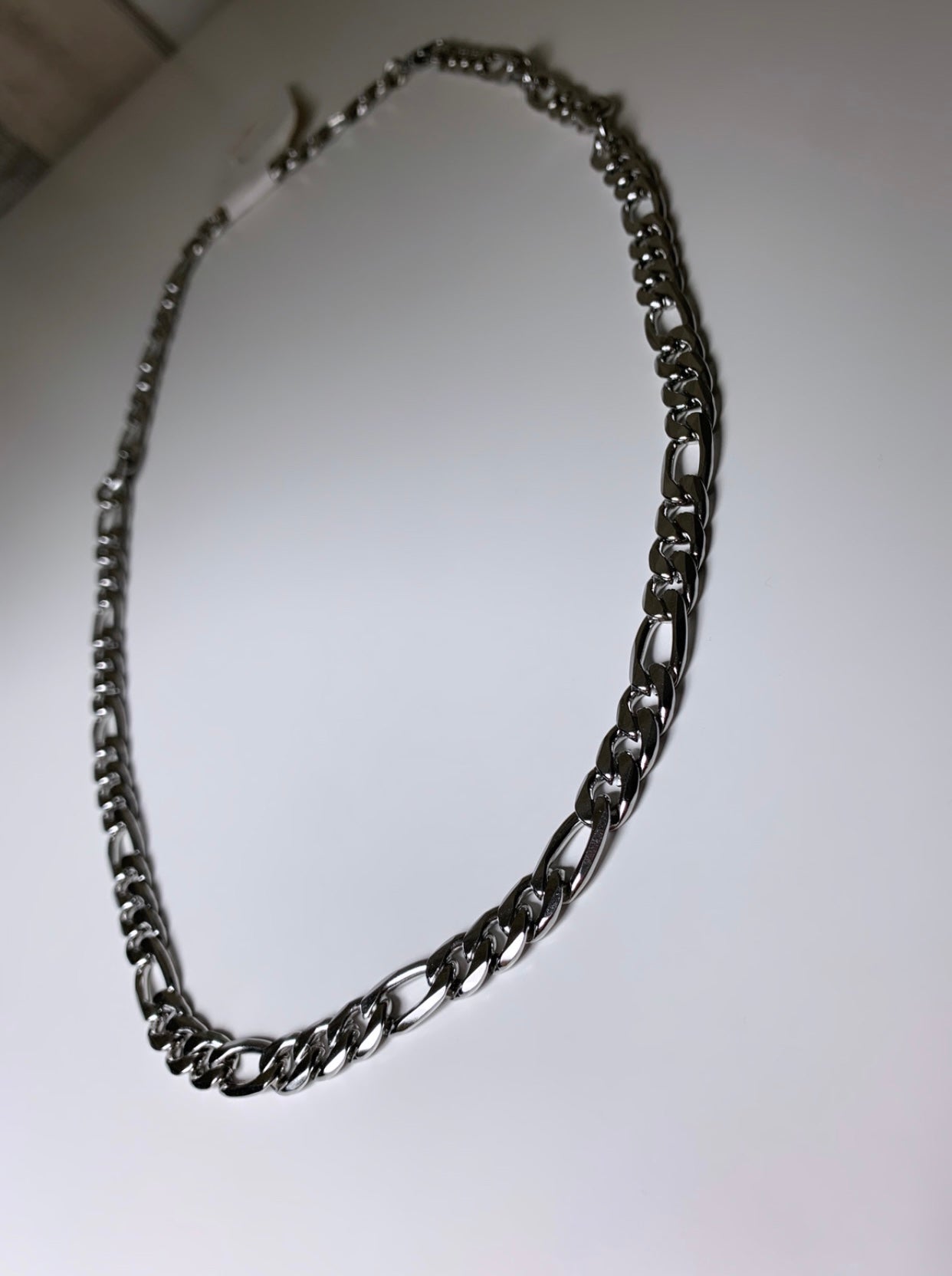 Collier homme argenté